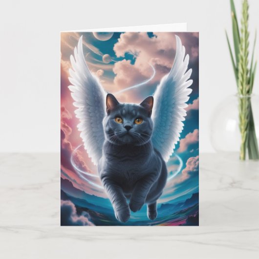 British Shorthair engel sympathie Kaart (Voorkant)