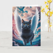 British Shorthair engel sympathie Kaart (Gele Bloem)