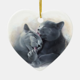 British Shorthair Keramisch Ornament