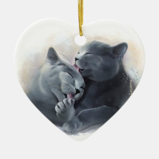 British Shorthair Keramisch Ornament (Voorkant)