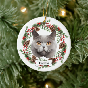british shorthair keramisch ornament