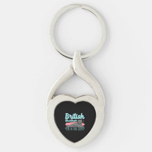 British Shorthair Mam Cat Owner Sleutelhanger