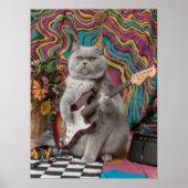 British Shorthair Rocker Poster (Voorkant)