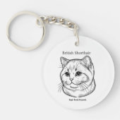 British Shorthair Sleutelhanger (Voorkant)