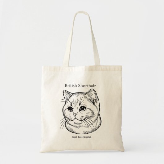 British Shorthair Tote Bag (Voorkant)