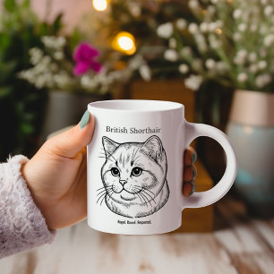 British Shorthair Tweekleurige Koffiemok