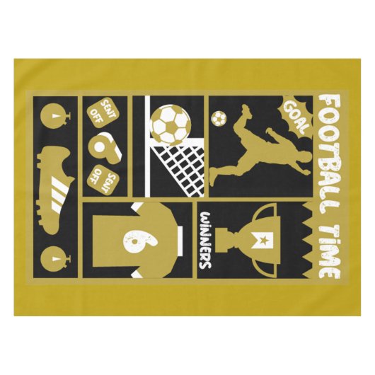 British Soccer Football Tablecloth Tafelkleed (Voorkant (Horizontaal))