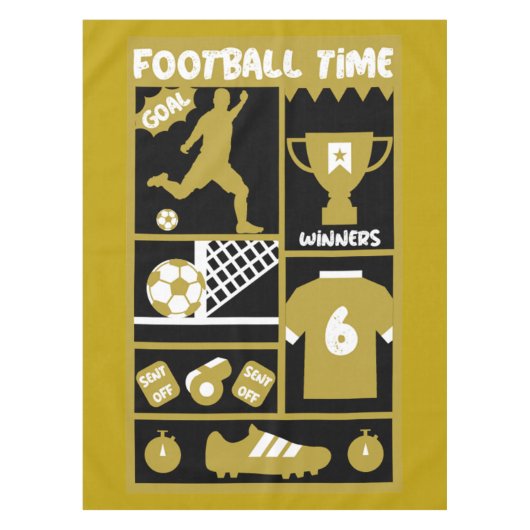 British Soccer Football Tablecloth Tafelkleed (Voorkant)