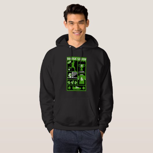 British Soccer Hoodie (Voorkant volledig)