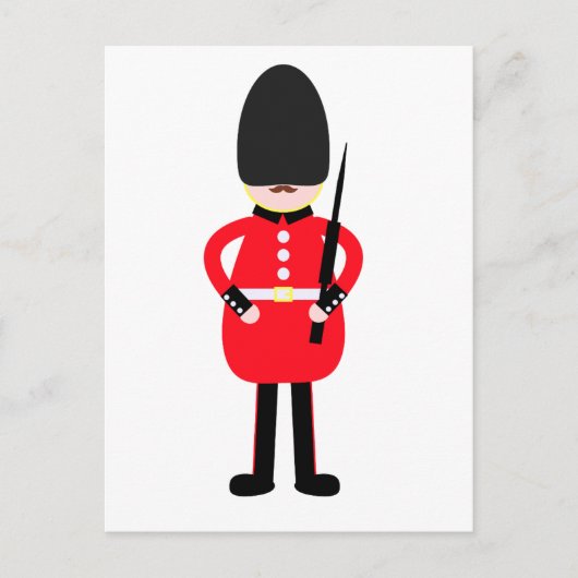 British Soldier Briefkaart (Voorkant)