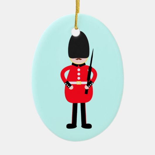 British Soldier Keramisch Ornament (Voorkant)