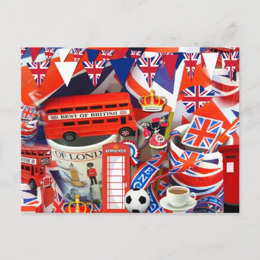 British Souvenirs Briefkaart (Voorkant)