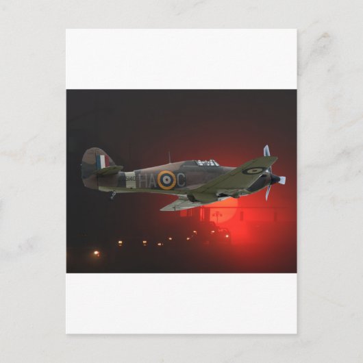 British Spitfire Briefkaart (Voorkant)
