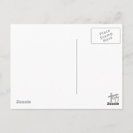 British Stamp Card Briefkaart (Achterkant)