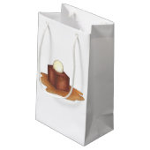 British Sticky Toffee Pudding Dessert Gift Bag Klein Cadeauzakje (Achterkant Gekanteld)