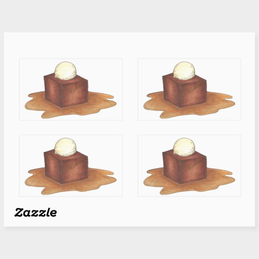 British Sticky Toffee Pudding Dessert Sticker (Vel)