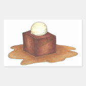 British Sticky Toffee Pudding Dessert Sticker (Voorkant)