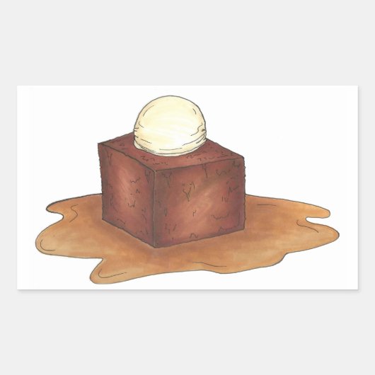British Sticky Toffee Pudding Dessert Sticker (Voorkant)