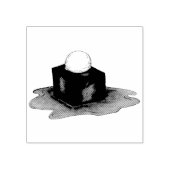 British Sticky Toffee Pudding England Foodie Stamp Rubberstempel (Afrduk)