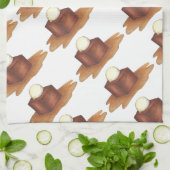 British Sticky Toffee Pudding England Foodie Towel Theedoek (Gevouwen)