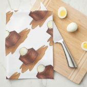 British Sticky Toffee Pudding England Foodie Towel Theedoek (Quarter Fold)