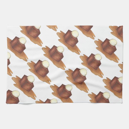 British Sticky Toffee Pudding England Foodie Towel Theedoek (Horizontaal)
