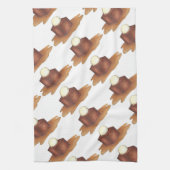 British Sticky Toffee Pudding England Foodie Towel Theedoek (Verticaal)