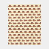 British Sticky Toffee Pudding English Dessert Fleece Deken (Voorkant)