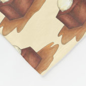 British Sticky Toffee Pudding English Dessert Fleece Deken (Hoek)