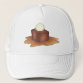 British Sticky Toffee Pudding English Dessert Trucker Pet (Voorkant)