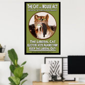 British Suffragette Cat and Mouse Act Poster (Thuiskantoor)