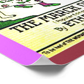 British Suffragettes Colorful March Women & Girls Poster (Hoek)