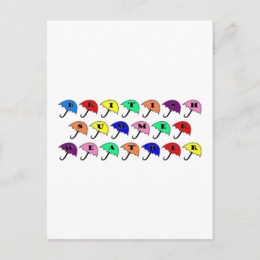 British Summer Briefkaart (Voorkant)