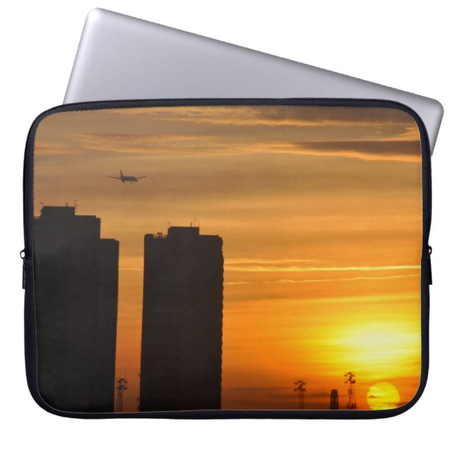 BRITISH SUNSET-LAPTOP LAPTOP SLEEVE (Voorkant)