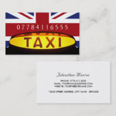 British Taxi Firm Visitekaartje (Voorkant / Achterkant)