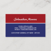 British Taxi Flag Visitekaartje (Achterkant)