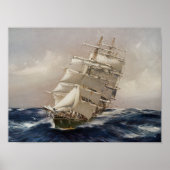 British Tea Clipper Thermopylae Poster (Voorkant)