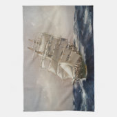 British Tea Clipper Thermopylae Theedoek (Verticaal)