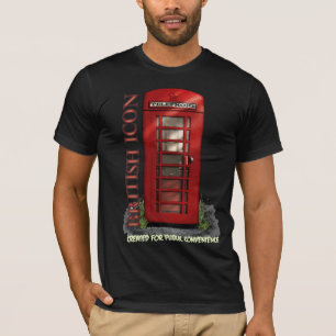 British Telephone Box Funny T-Shirt