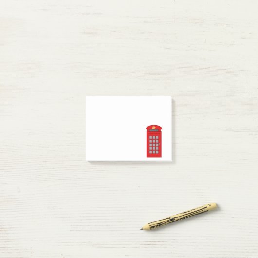 British Telephone Box Post-it® Notes (Op bureau)
