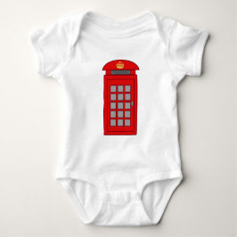 British Telephone Box Romper