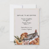 British Thatched Roof Wedding Save the Date (Voorkant)