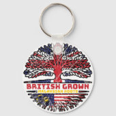 British Tree (Maleisië) - Verenigd Koninkrijk Sleutelhanger (Achterkant)