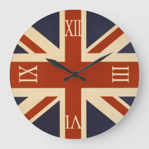British Union Flag Roman Numerals Grote Klok