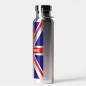British Union Jack flag custom water bottle Waterfles (Links)