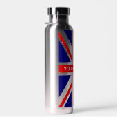 British Union Jack flag custom water bottle Waterfles (Rechts)