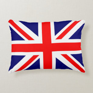 British Union Jack Flag Pillow, UK Home, Verenigd Accent Kussen