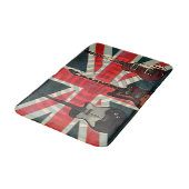 British Union Jack Flag Rock Roll Electric Guitar Badmat (Gekanteld)
