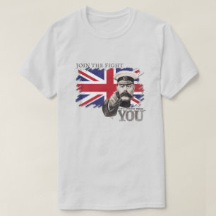 British Union Jack Mannen Basic T-shirt