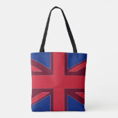 British Union Jack Modified Geometric Tote Bag (Achterkant)